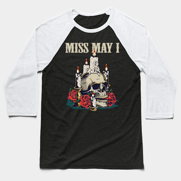 MISS MAY I VTG Baseball T-Shirt by phsyc_studio